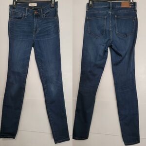 MADEWELL Women's Roadtripper Skinny Jeans Size 26 Blue